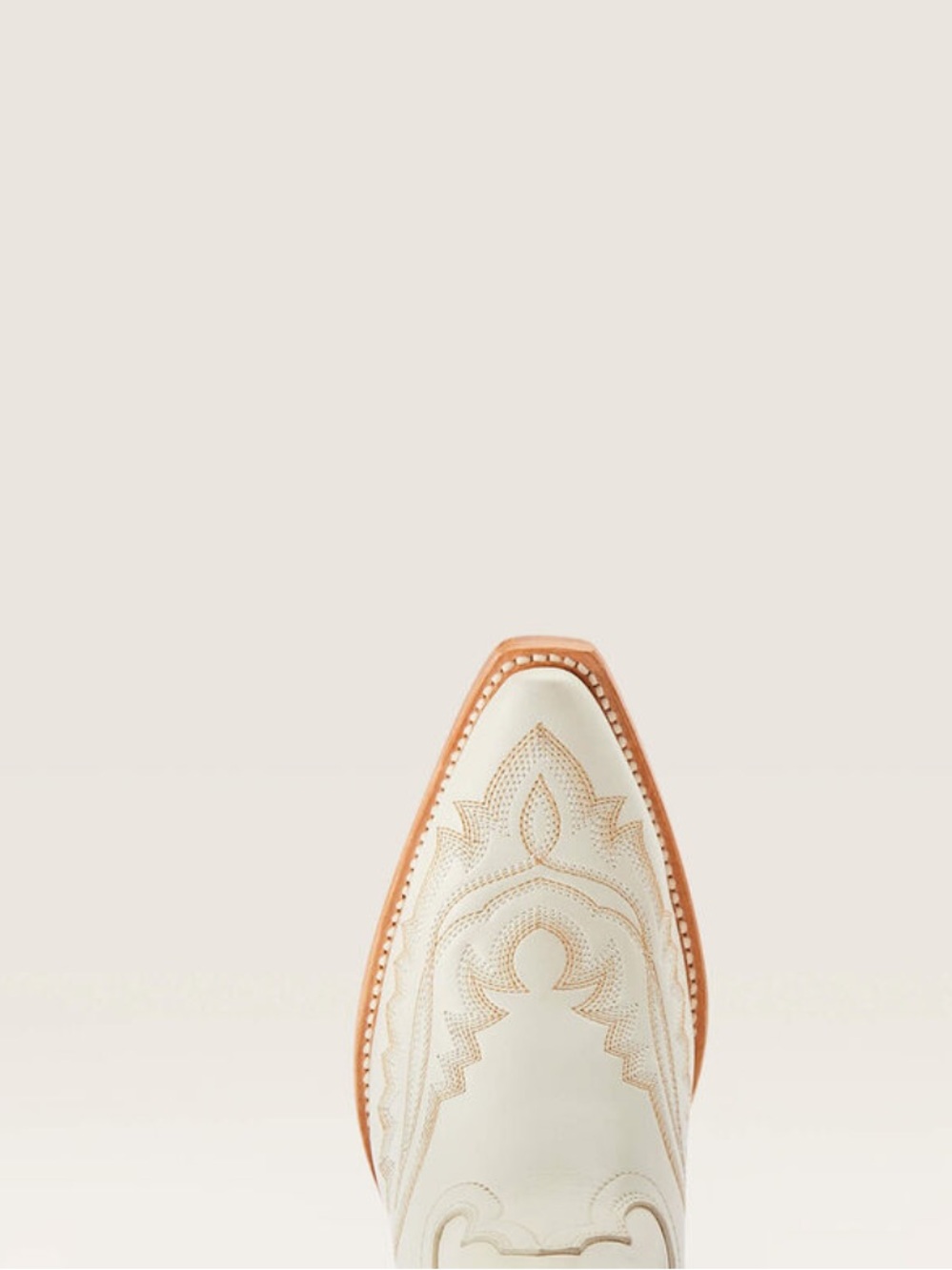 NWT Ariat Casanova X toe Blanco Ivory Cream Western Boots| Blanco Size 10 - Picture 6 of 16